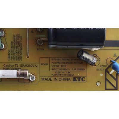 FUENTE DE PODER PARA TV LG / NUMERO DE PARTE COV34885501 / 4702-2PL0B1-A5131L01 / K-PL-0B1 / CTI-600 / 9012-112449 / MODELO 32LK540BPUA.CUSELH - Imagen 4